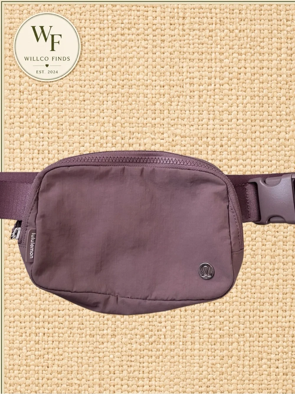 Lululemon Everywhere Belt Bag 1L Purple Ash Crinkle Crossbody